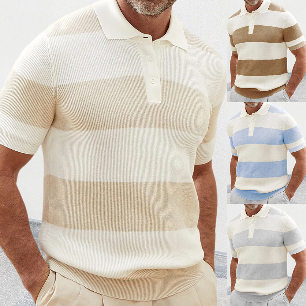 Men's Summer Fashion Lapel Sweater
