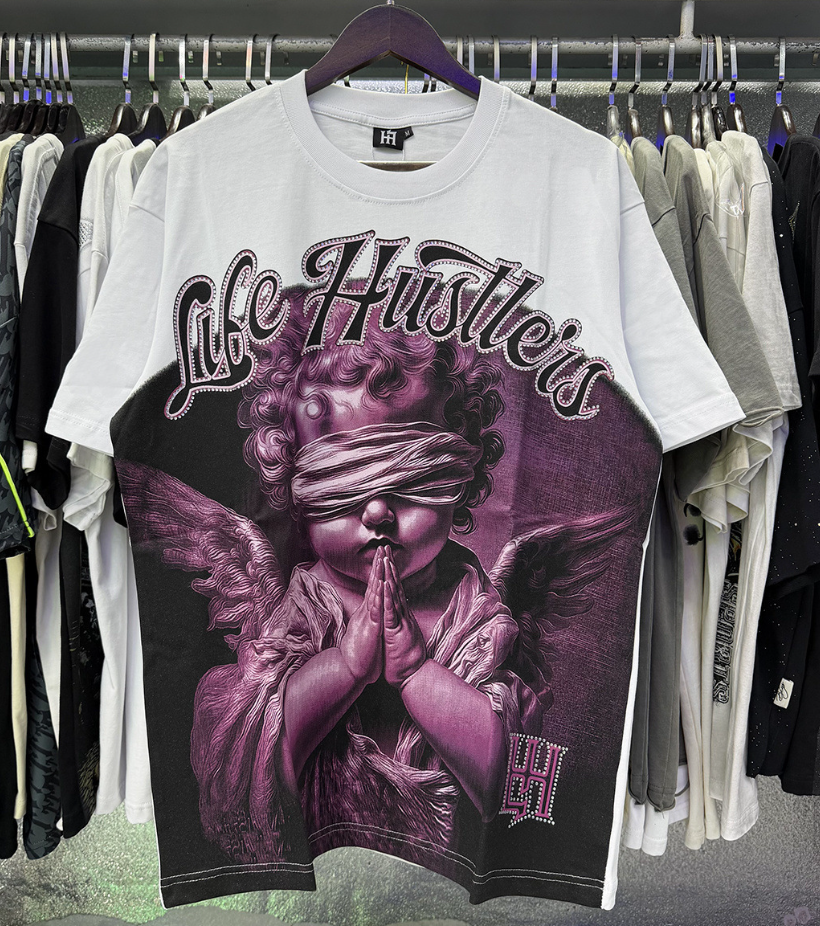 Camisa Life Hustler – Praying Angel
