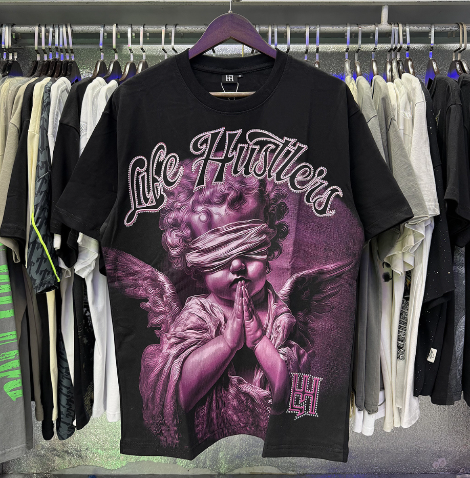 Camisa Life Hustler – Praying Angel