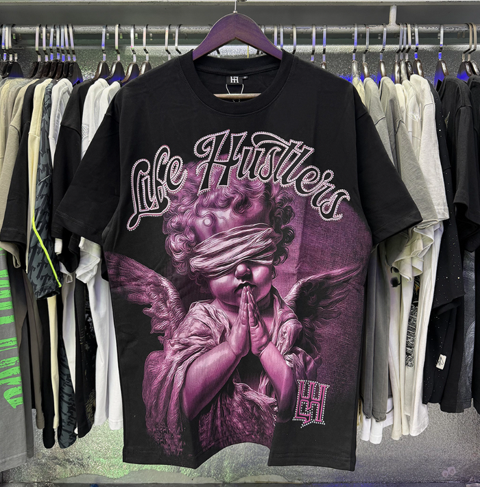 Camisa Life Hustler – Praying Angel