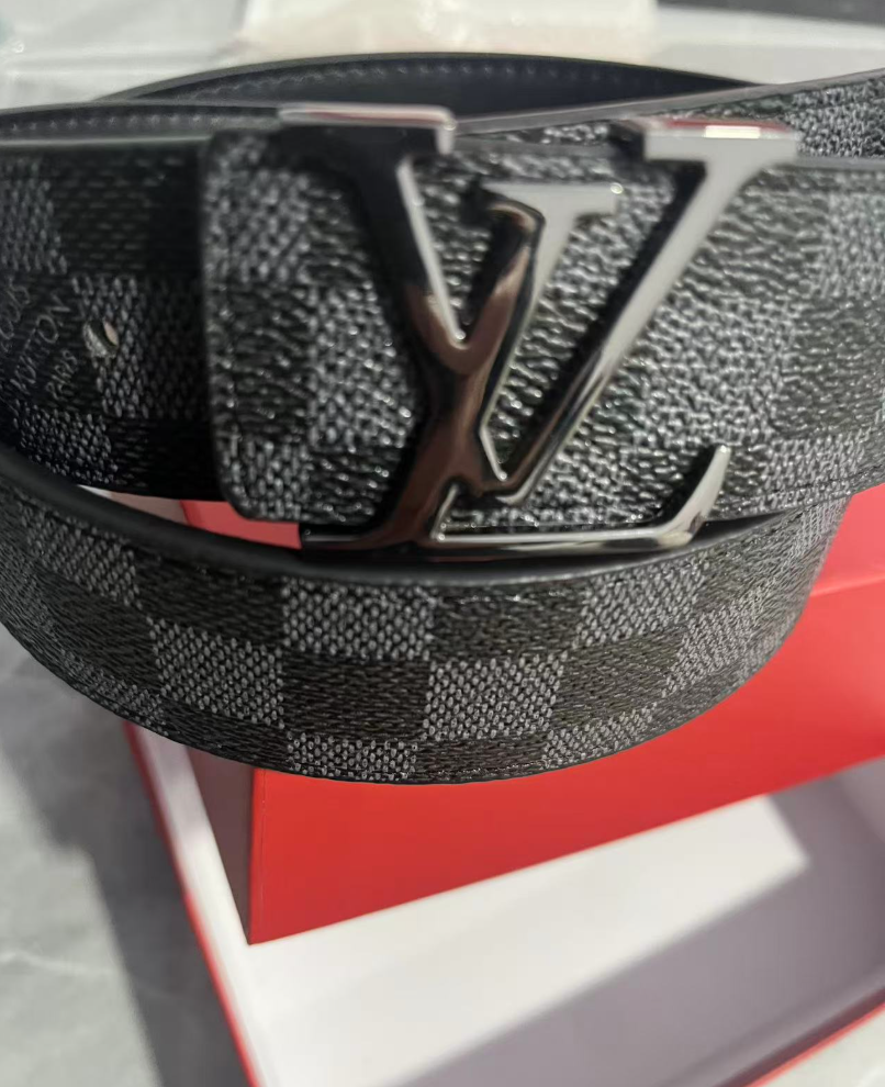Louiv' Belt – Gris Cuadros