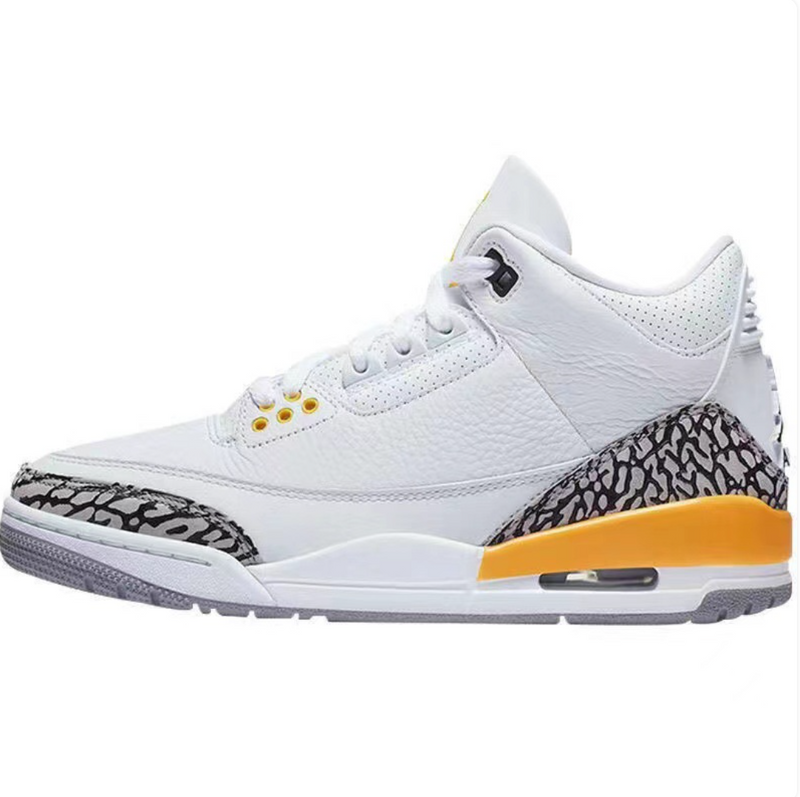 Retro 3 – White / Orange